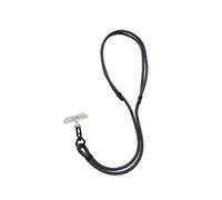 URBAN ARMOR GEAR Civilian Crossbody Lanyard for Smartphone Cases [Longitud ajustable hasta 160 cm, mosquetón giratorio, 7 mm de diámetro] grafito/negro