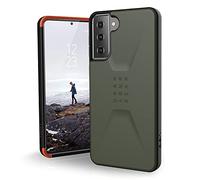 Urban Armor Gear Civilian Funda Protectora Samsung Galaxy S21+ 5G (6,7") Cubierta - (Compatible Carga inalámbrica, Resistente a Las caídas, Parachoques Ultra Fino) - Oliva