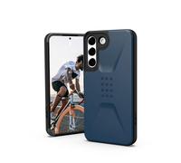 Urban Armor Gear Civilian Funda Protectora Samsung Galaxy S22 Case [Oficialmente Designed for Samsung, Wireless Charging Compatible Cover, Funda Resistente a los Golpes] Azul (Mallard)