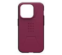 Urban Armor Gear Carcasa UAG Krypto Civilian para iPhone 15/15 Pro, rojo
