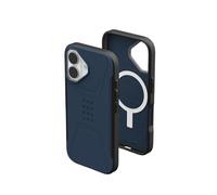 Urban Armor Gear Civilian MS Case Compatible con Apple iPhone 17 Funda (Carga inalámbrica/magnética, Resistente a caídas, Borde Elevado) Mallard (Azul)