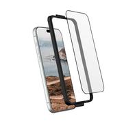 URBAN ARMOR GEAR Cristal templado para Apple iPhone 18 Pro Max / 17 Pro Max | (vidrio templado doble, revestimiento antihuellas, incluye kit de montaje, bordes reforzados, ultra transparente)
