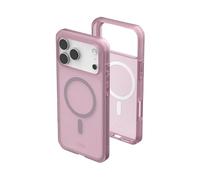 Urban Armor Gear Dot Case Compatible con Apple iPhone 17 Pro MAX Funda (Anillo magnético, Esquinas aplanadas, Carga inalámbrica/magnética, 4,6m protección) púrpura (Transparente)