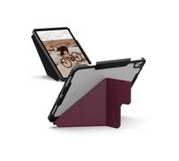URBAN ARMOR GEAR Essential Armor Folio Apple iPad Air 11 (M2 / 2024) Funda (Función Wake/Sleep, Soporte para lápiz Apple Pencil/Logitech Crayon, Función Soporte) Burdeos