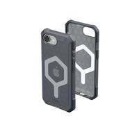 Urban Armor Gear Essential Armor MS Case Compatible Apple iPhone 16e Funda (Carga inalámbrica/magnética optimizada, Protección contra caídas de 4,6m) Ceniza (Gris Transparente)