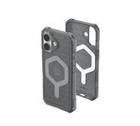 Urban Armor Gear Essential Armor MS Case Compatible con Apple iPhone 17 Funda (Carga inalámbrica/magnética optimizada, 4,6m protección) Ceniza (Gris Transparente)