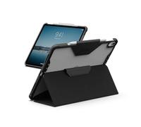URBAN ARMOR GEAR Funda diseñada para iPad Air 13 (2ª generación, 2025, M3) - Funda protectora resistente con soporte ajustable multiángulo y soporte para lápices Plyo LT Hielo/Negro