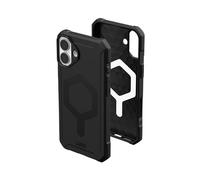 Urban Armor Gear Funda Essential Armor MS Compatible con Apple iPhone 16 Plus (50% Material Reciclado, Carga inalámbrica/magnética optimizada, 4,6m protección) Negro