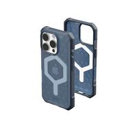 Urban Armor Gear Funda Essential Armor MS Compatible con Apple iPhone 16 Pro (50% Material Reciclado, Carga inalámbrica/magnética optimizada, 4,6m protección) Azul Nube
