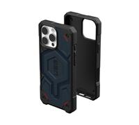 Urban Armor Gear Funda Monarch Pro Compatible con Apple iPhone 16 Pro MAX (Carga inalámbrica/magnética Compatible, protección de 5 Capas) Azul Kevlar