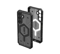 Urban Armor Gear Funda Pathfinder MS para Samsung Galaxy S25 Plus (Anillo magnético, Certificado Diseñado para Samsung, Compatible con Carga inalámbrica) Ceniza (Calidad Transparente)
