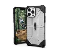 Urban Armor Gear Funda Plasma Compatible con Apple iPhone 13 Pro MAX [Cover Compatible con Carga inalámbrica, Funda de teléfono Resistente a los Golpes, Bordes elevados] Ice (Transparente)