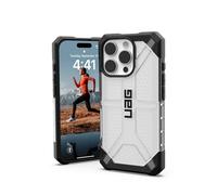 Urban Armor Gear Funda Plasma Compatible con Apple iPhone 16 Pro Case (Funda Compatible con Carga inalámbrica, Funda a Prueba de caídas, Borde Elevado) Hielo (Transparente)