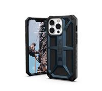 Urban Armor Gear Funda Protectora Monarch Compatible con Apple iPhone 13 Pro [Compatible con Carga inalámbrica, Protección Militar estándar de 5 Capas, Borde Elevado] Azul (Mallard)