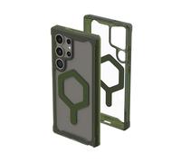 Urban Armor Gear Funda Protectora para Samsung Galaxy S24 Ultra de 6.8 Pulgadas, Plyo Pro Ice/Olive, Carga magnética, antiamarilleamiento, Resistente, Transparente
