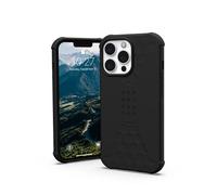 Urban Armor Gear Funda Standard Issue Compatible con Apple iPhone 13 Pro [Recubrimiento de Silicona líquida antibacteriana, Compatible con Carga inalámbrica, Resistente a caídas y Golpes] Negro