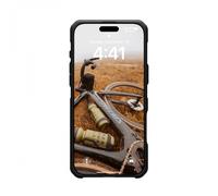 Urban Armor Gear Metropolis LT MS Compatible con la Funda Apple iPhone 16 Pro MAX (protección de Grado Militar contra caídas, Carga inalámbrica (Qi) / Carga magnética Compatible) Kevlar Oliva