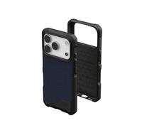 Urban Armor Gear Metropolis LT MS Case Compatible con Apple iPhone 17 Pro Funda (Protección según estándar Militar, Carga inalámbrica (Qi) / magnética) Kevlar Azul