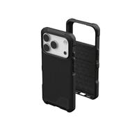 Urban Armor Gear Metropolis LT MS Case Compatible con Apple iPhone 17 Pro Funda (Protección según estándar Militar, Carga inalámbrica (Qi) / magnética) Kevlar Negro