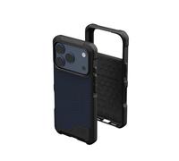 Urban Armor Gear Metropolis LT MS Case Compatible con Apple iPhone 17 Pro Funda (Protección según estándar Militar, Carga inalámbrica (Qi) / magnética) Kevlar Azul