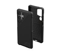 Urban Armor Gear Metropolis LT para Samsung Galaxy S25 Ultra (Designed for Samsung certificación, Compatible con Carga inalámbrica (Qi) / Carga magnética) Kevlar Negro