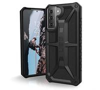 Urban Armor Gear Monarch Cover Samsung Galaxy S21+ 5G (6,7") Funda (Compatible Carga inalámbrica, Protección Según Normas Militares, Resistente a los Golpes, Parachoques) - Negro