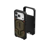 Urban Armor Gear Monarch Pro Case Compatible con Apple iPhone 17 Pro Funda (Carga inalámbrica/magnética, protección de 5 Capas) Verde Kevlar
