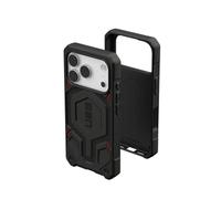 Urban Armor Gear Monarch Pro Case Compatible con Apple iPhone 17 Pro Funda (Carga inalámbrica/magnética, protección de 5 Capas) Kevlar Negro
