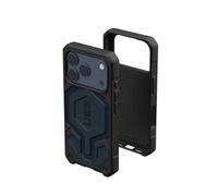 Urban Armor Gear Monarch Pro Case Compatible con Apple iPhone 17 Pro Funda (Carga inalámbrica/magnética, protección de 5 Capas) Azul Kevlar