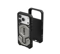 Urban Armor Gear Monarch Pro Case Compatible con Apple iPhone 17 Pro Funda (Carga inalámbrica/magnética, protección de 5 Capas) Titanio