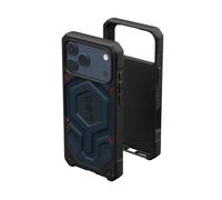 Urban Armor Gear Monarch Pro Case Compatible con Apple iPhone 17 Pro MAX Funda (Carga inalámbrica/magnética, protección de 5 Capas) Azul Kevlar