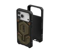 Urban Armor Gear Monarch Pro Case Compatible con Apple iPhone 17 Pro MAX Funda (Carga inalámbrica/magnética, protección de 5 Capas) Verde Kevlar