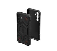 Urban Armor Gear Monarch Pro Case Samsung Galaxy S25 Funda (Anillo magnético, Designed for Samsung, Carga inalámbrica Compatible, 6m Protección según Norma Militar) Kevlar Negro