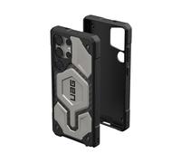 Urban Armor Gear Monarch Pro Case Samsung Galaxy S25 Ultra Funda (Anillo magnético, Designed for Samsung, Carga inalámbrica Compatible, 6m Protección según Norma Militar) Titanio