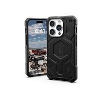 Urban Armor Gear Monarch Pro Custodia protettiva compatibile con Apple iPhone 15 Pro [compatibile con ricarica Wireless/ricarica magnetica, protezione a 5 strati] Carbon Fiber