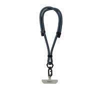 Urban Armor Gear Muñequera civil para fundas de smartphone [longitud ajustable hasta 70 cm, mosquetón giratorio, 7 mm de diámetro] azul