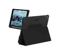 Urban Armor Gear Outback-Bio Case 121915114040 - Funda para iPad 10.2 (2021/2020 2019) Biodegradable [Funda con función Atril, Soporte para lápices] Color Negro