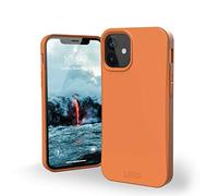 Urban Armor Gear Outback-Bio Funda Apple iPhone 12 Mini (5,4") Cubierta de protección [Materiales biodegradables, Compatible Carga inalámbrica, Resistente, Ultra Delgado] Naranja
