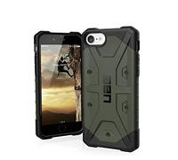 Urban Armor Gear Pathfinder Funda para Apple iPhone SE (2020) / 8 / 7 / 6S Cubierta protectora (Compatible con la carga inalámbrica, Resistente a los choques, Parachoques ultra delgado) - Verde oliva