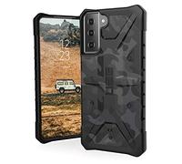 Urban Armor Gear Pathfinder Funda Protectora Samsung Galaxy S21+ 5G (6,7") (Compatible Carga inalámbrica, Funda de estándar Militar, Parachoques Ultra Fino) - Midnight Camo