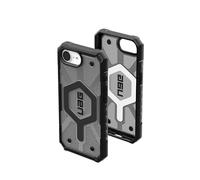 Urban Armor Gear Pathfinder MS Case Compatible Apple iPhone 16e Funda (Carga inalámbrica/Carga magnética Compatible, Protección contra caídas según Norma Militar) Ash (Gris Transparente)