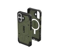 Urban Armor Gear Pathfinder MS Case Compatible con Apple iPhone 17 Funda (Carga inalámbrica/magnética, protección contra caídas según Norma Militar) de Oliva