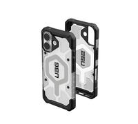 Urban Armor Gear Pathfinder MS Case Compatible con Apple iPhone 17 Funda (Carga inalámbrica/magnética, protección contra caídas según Norma Militar) Hielo/Plata