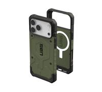 Urban Armor Gear Pathfinder MS Case Compatible con Apple iPhone 17 Pro MAX Funda (Carga inalámbrica/magnética, protección contra caídas de Grado Militar) de Oliva
