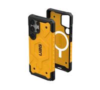 Urban Armor Gear Pathfinder MS Case Samsung Galaxy S25 Ultra Funda (Anillo magnético, Designed for Samsung, Carga inalámbrica, Protección según Norma Militar) Amarillo Herencia