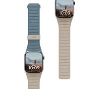 URBAN ARMOR GEAR Pathfinder Strap para Apple Watch 42mm / 41mm / 40mm / 38mm (Watch SE, Series 10/9/8/7/6/5/4/3/2/1, Pulsera de eslabones magnéticos de silicona) dune/cloud