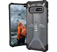 Urban Armor Gear Plasma Funda con estándar Militar Estadounidense para Samsung Galaxy S10+ / S10 Plus [Compatible con inducción, Resistente a golpes, Esquinas reforzadas] - Gris (transparente)