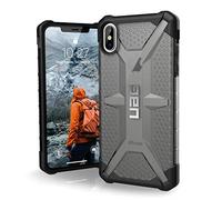 Urban Armor Gear Plasma Funda para Apple iPhone XS Max Carcasa con estándar Militar Estadounidense case (Compatible con inducción, Resistente a los golpes) gris (transparente)