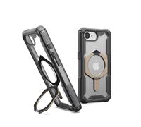 URBAN ARMOR GEAR Plasma XTE Case para Apple iPhone 16e Funda Kickstand (Carga inalámbrica / magnética compatible, Puede abrir, Protección contra caídas de 6 metros) ceniza / titanio