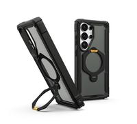 Urban Armor Gear Plasma XTE Funda 360° Galaxy S26 Ultra | Ajuste perfecto | Soporte plegable giratorio de 360° | Módulo magnético | Bordes elevados | Todos los puertos accesibles